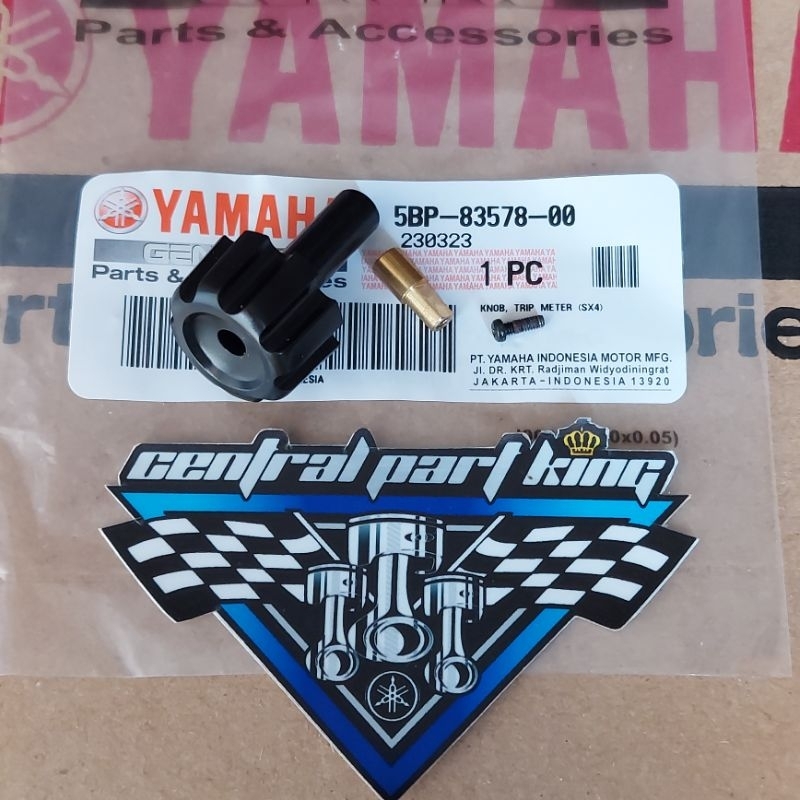 KNOB KNOP TRIP METER, BAUT PUTERAN SETELAN SPEEDOMETER SPIDO METER RX KING,SCORPIO LAMA ASLI ORI ORI