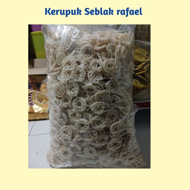 

250 g - Kerupuk Putih Seblak Rafael - Oleh Oleh Khas Slawi Tegal -
