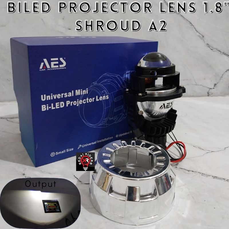 PROJECTOR BILED 1.8" PAKETAN SHROUD A2 AES