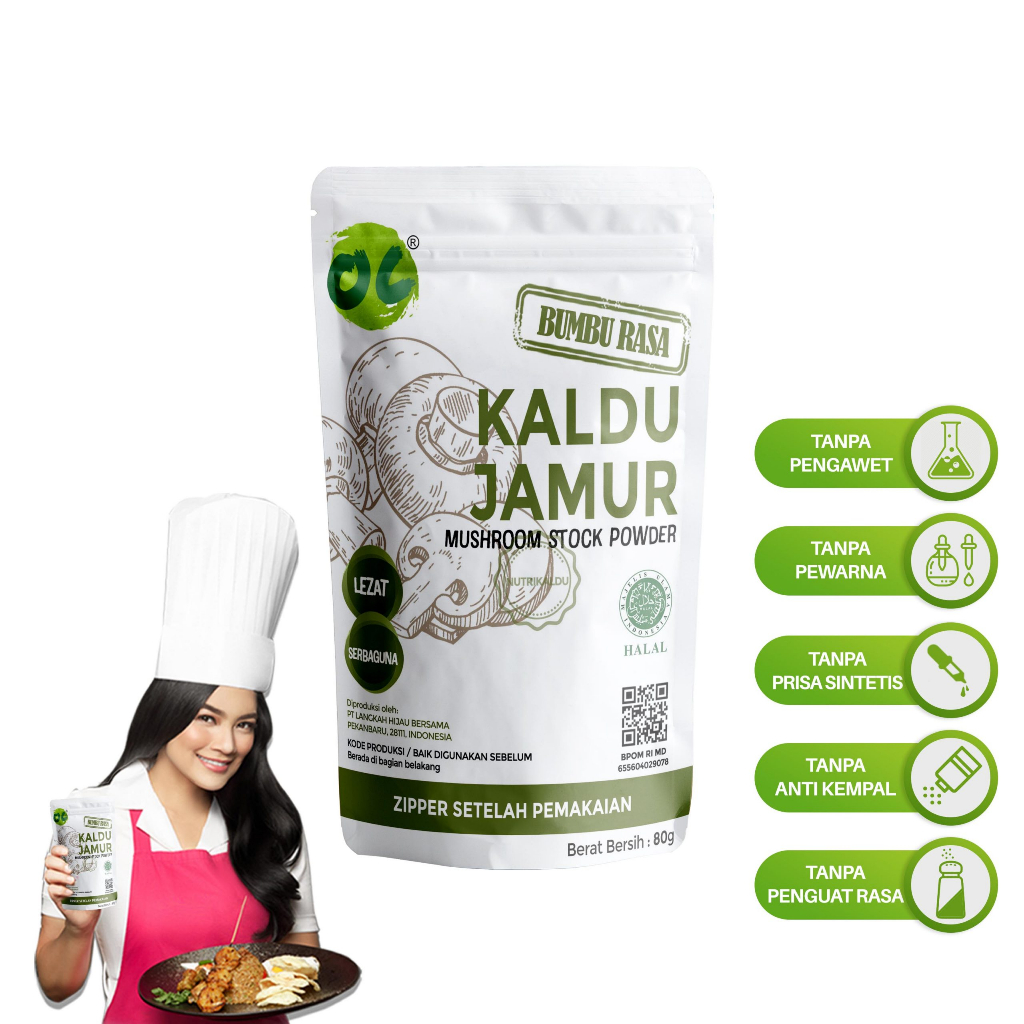 

80g oc kaldu jamur / mushroom stock powder / organic center