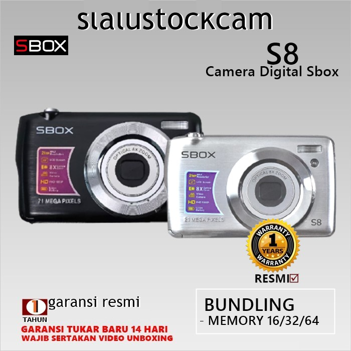 SBOX S8 CAMERA POCKET/ Camera Digital SBOX S8 ORIGINAL