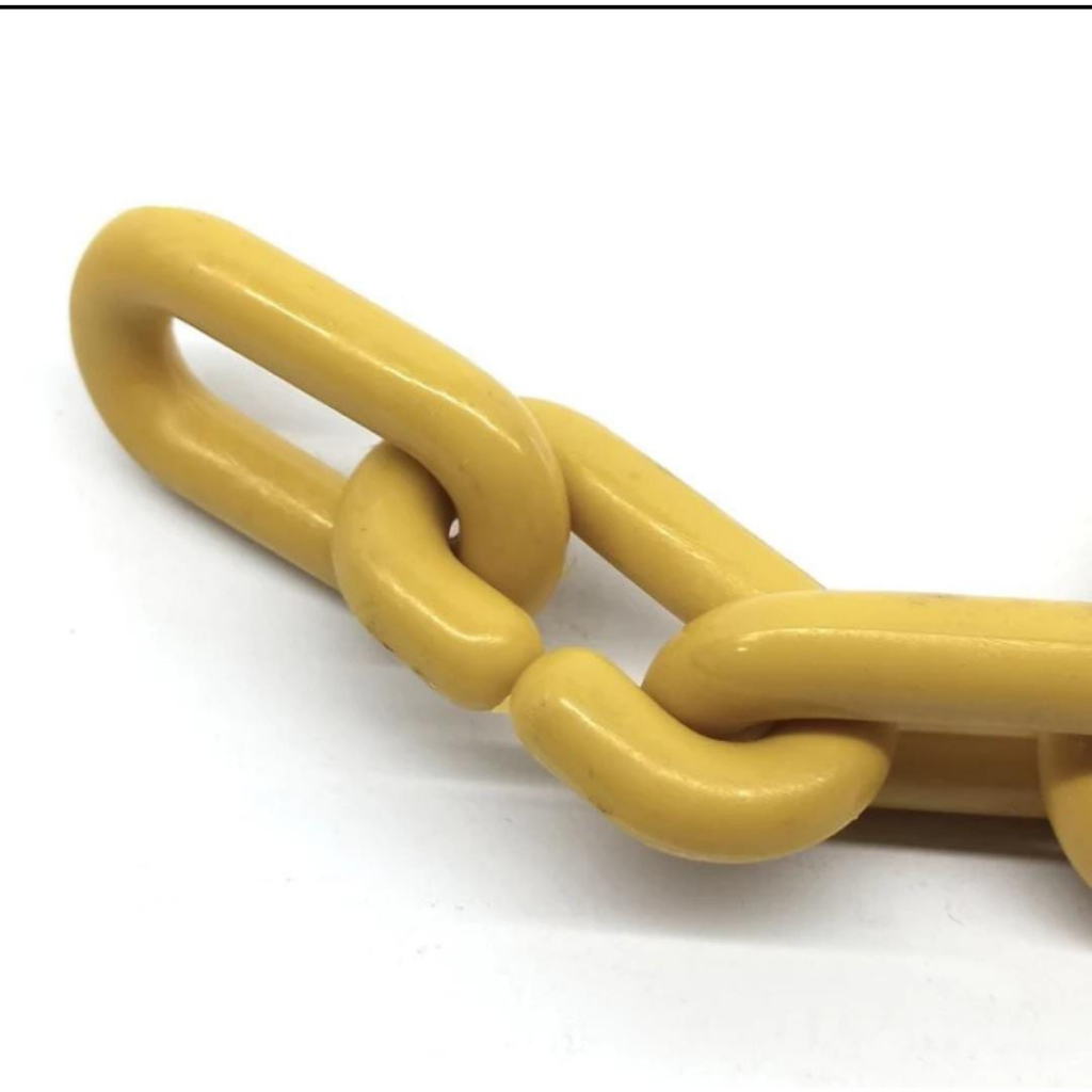 Rantai plastik warna 12mm - kuning (Baca diskripsi sebelum membeli) ⛔️