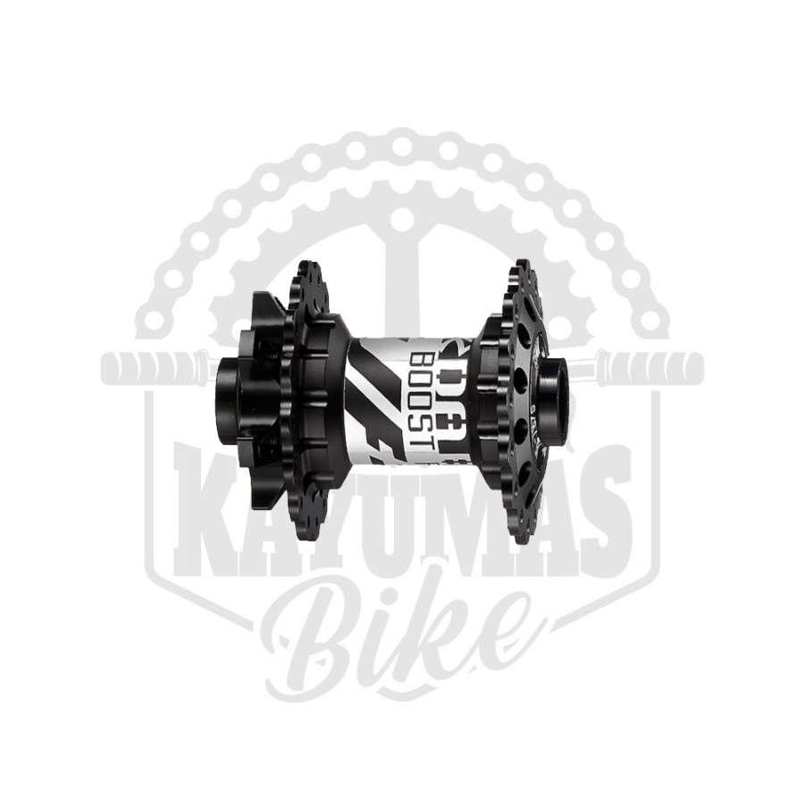 HUB DEPAN DA BOMB UFO 15 x 110mm BOOST FRONT HUB 28 HOLE - Black
