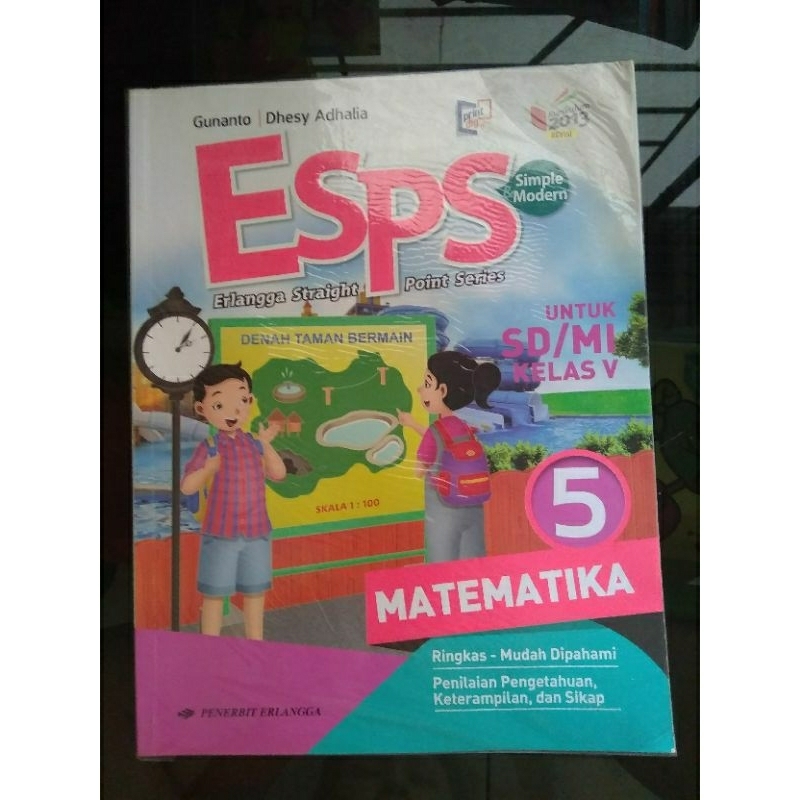 

Matematika Kelas 5 / V SD / MI kurikulum 2013 Penerbit Erlangga