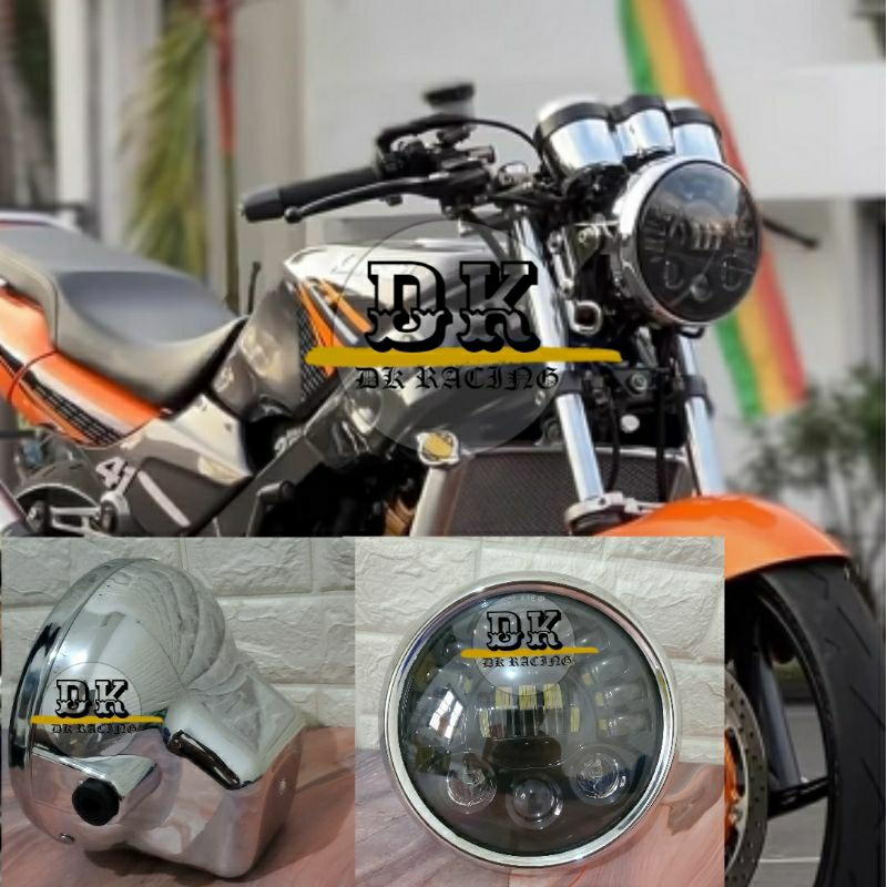 REFLEKTOR / HANDLAMP BATOK LAMPU DEPAN NINJA R DAYMAKER 19 LED PNP