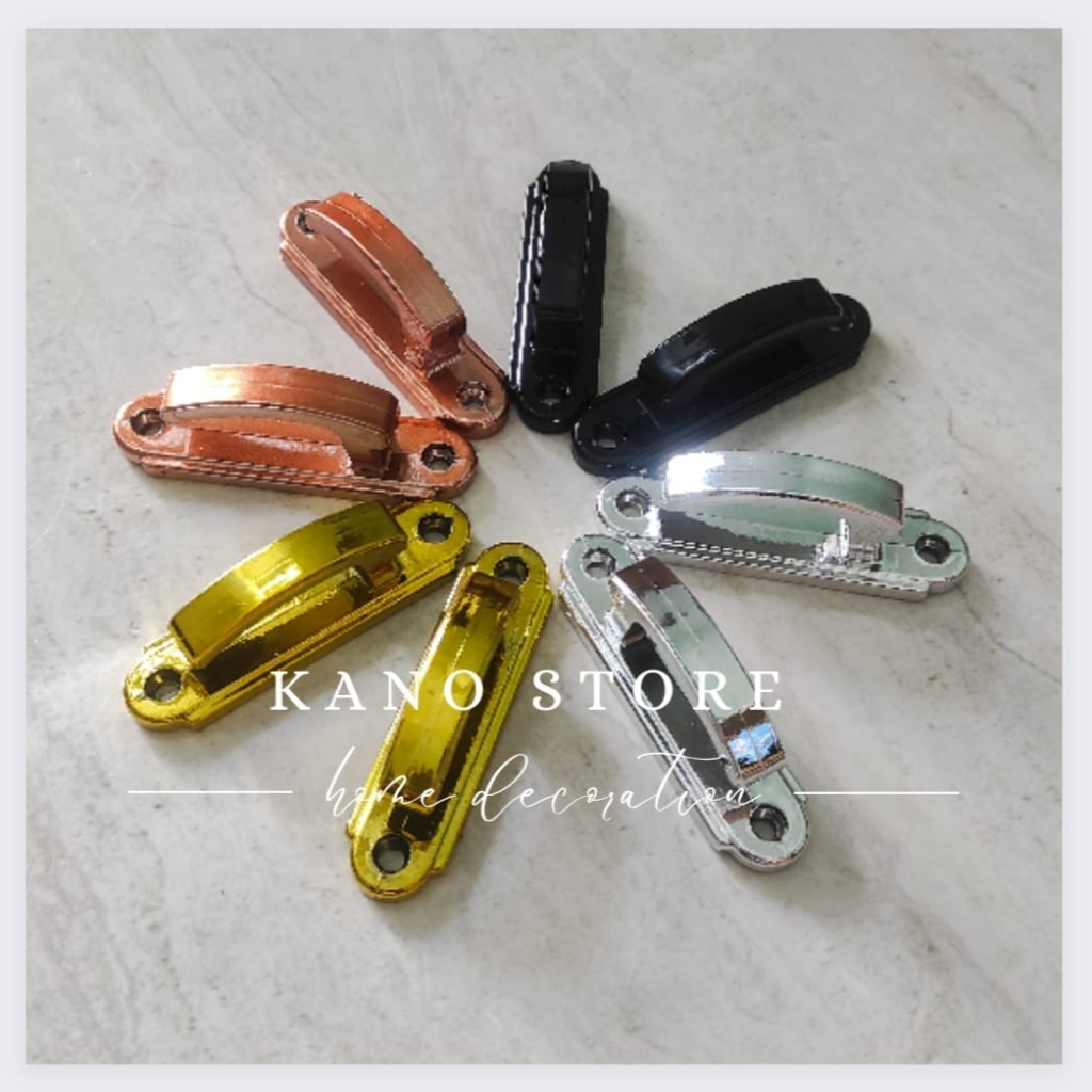 HOOK GORDEN KORDEN MINIMALIS MURAH BAGUS CANTIK GORDYN TIRAI GANTUNGAN HITAM SILVER GOLD COKLAT