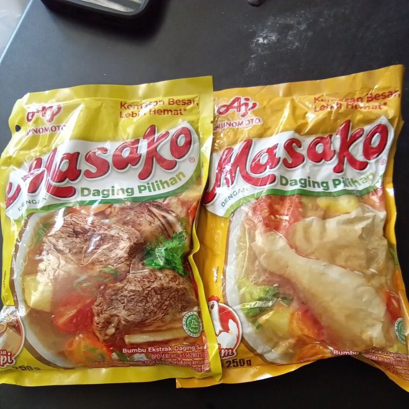 

Masako bumbu ekstrak daging 250 gr