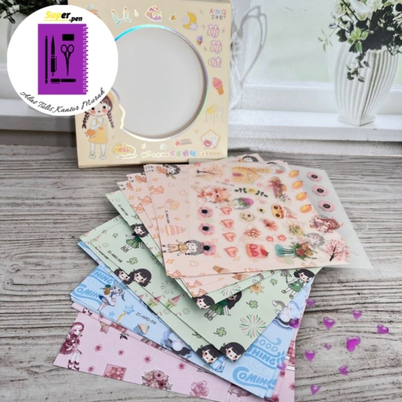 

KERTAS ORIGAMI BERMOTIF ZC-AM52 KERTAS LIPAT KARAKTER 1 BOX TERMURAH ALAT TULIS