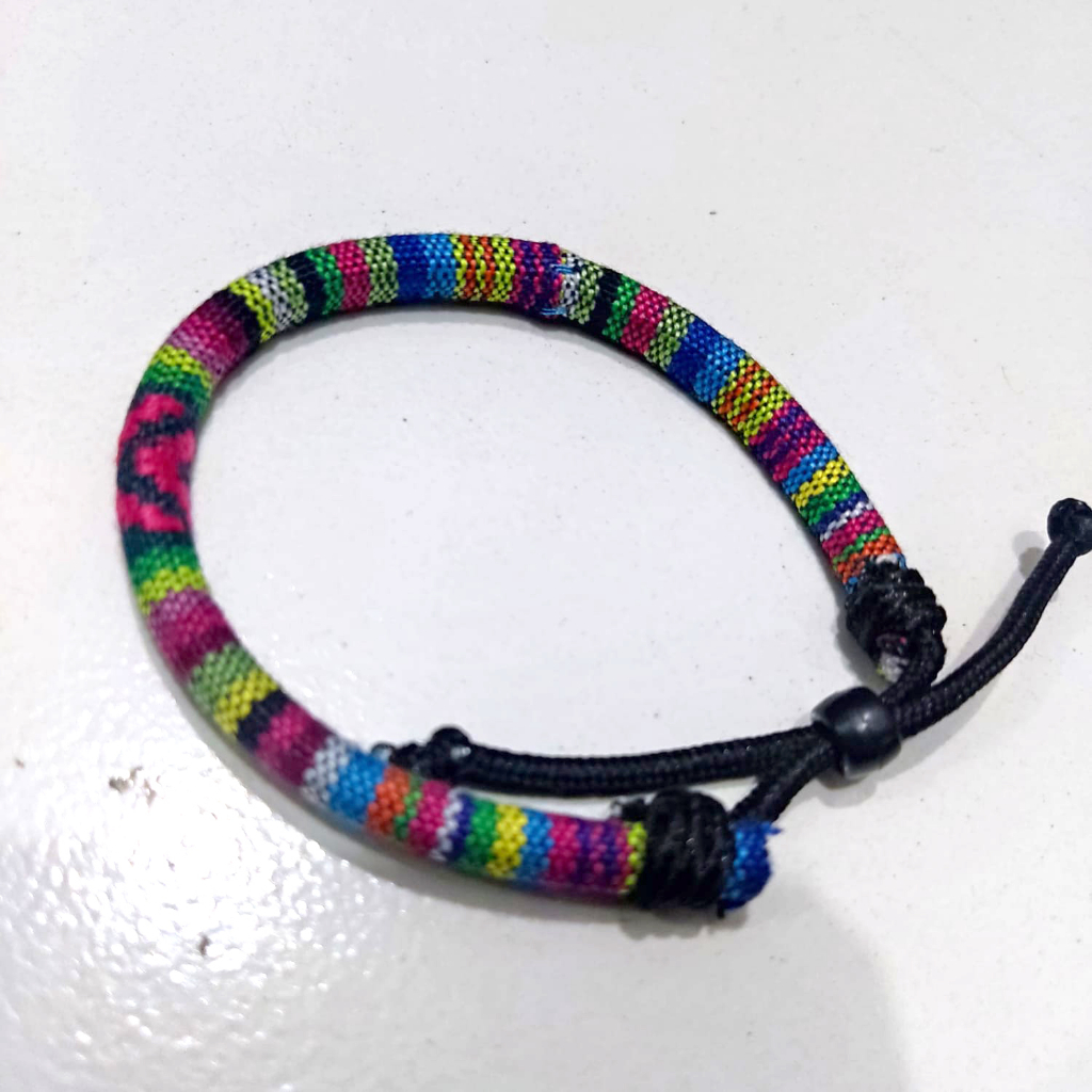 Gelang Tenun Etnik / Gelang Prusik Tenun Murah