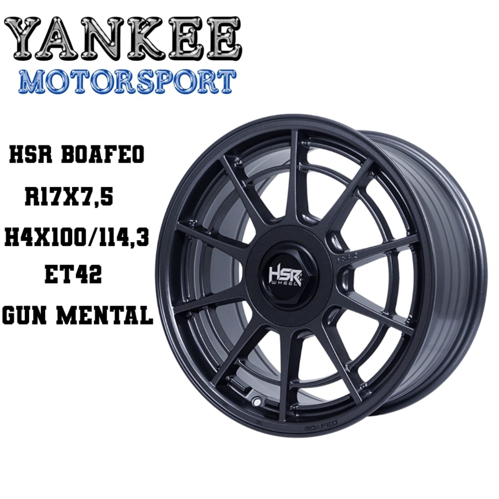 Velg HSR Ring 17 untuk Avanza, Xenia, Livina, Evalia dll HSR BOAFEO