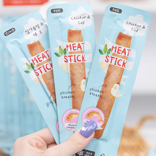 Snack Anjing Natural Core snack anjing Meat Stick Chicken Breast & Codfish korea