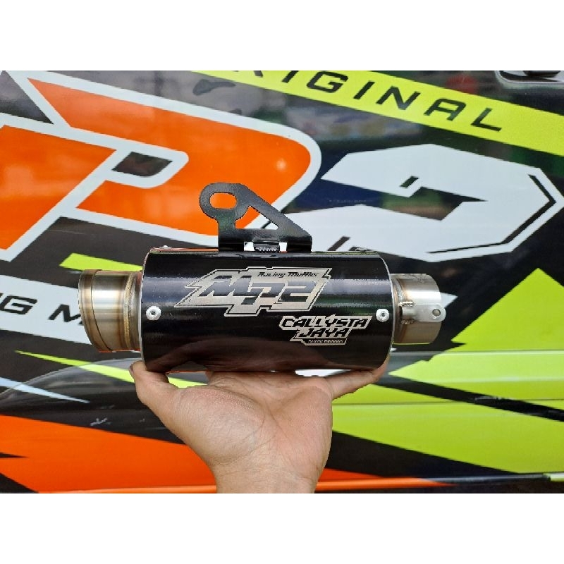 slincer knalpot mp2 muffler type P2 black mxking sonic fu gtr150
