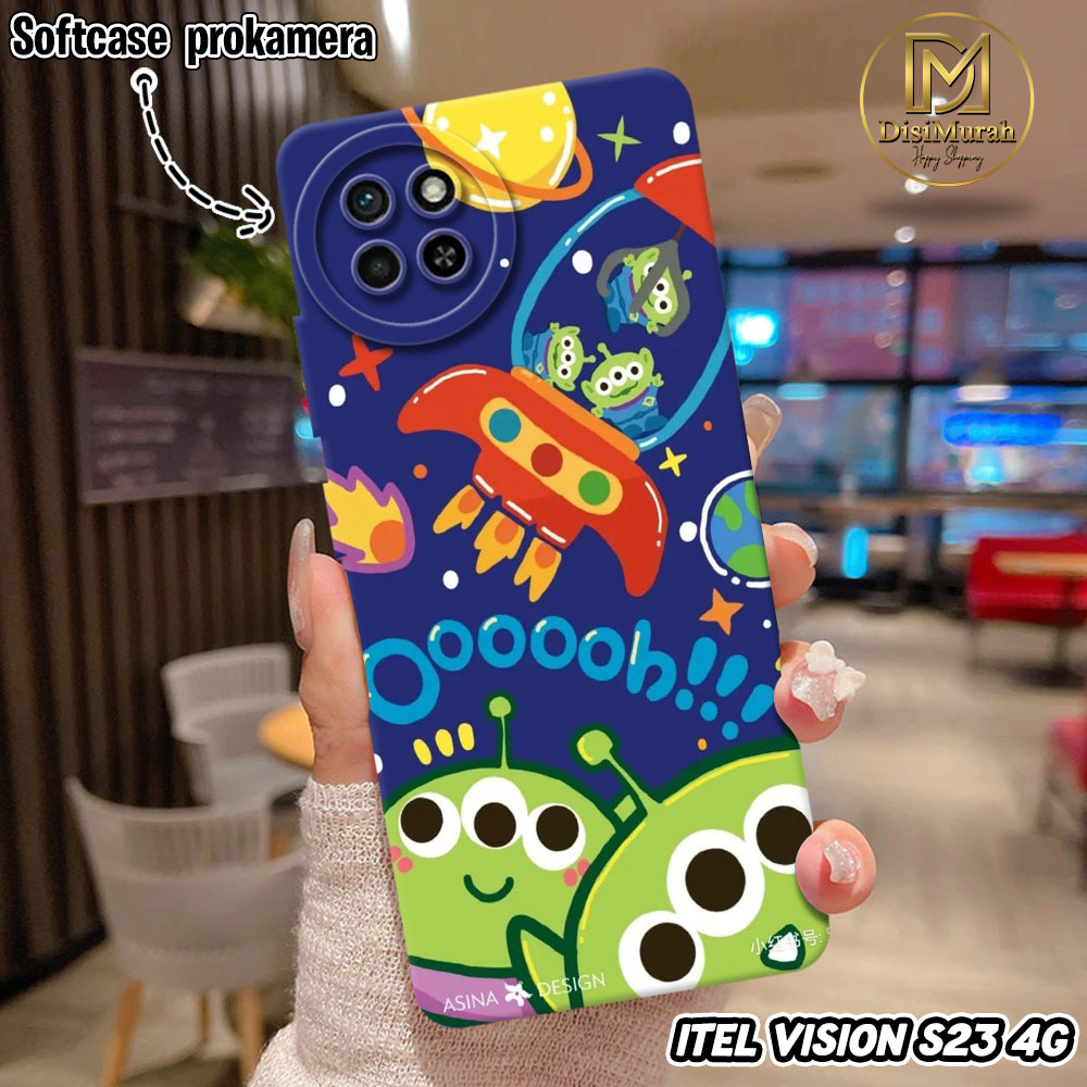 (DS1507) Case Hp Pro Kamera ITEL VISION S23 4G MOTIF KARTUN Ready Untuk semua tipe handphone Vivo Re