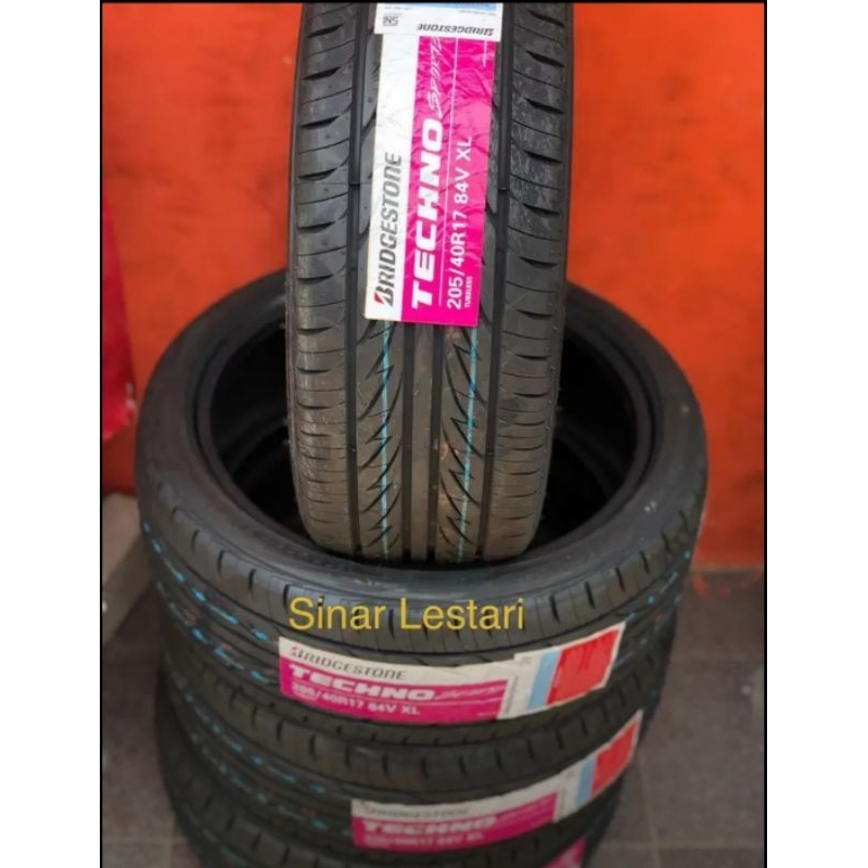 Ban Bridgestone Techno Sports 205 40 R17 84V Ban Mobil City, Jazz, Yaris, Vios Dll.  Bridgestone Tec