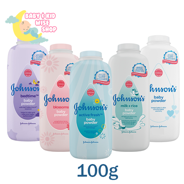 BEDAK BAYI JOHNSON / JOHNSON BABY POWDER BLOSSOM / BEDTIME / 100G