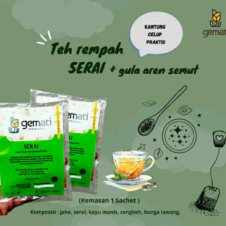 

Teh rempah Serai free Gula aren semut// Mengatasi Masuk Angin // Pegal pegal //Flu