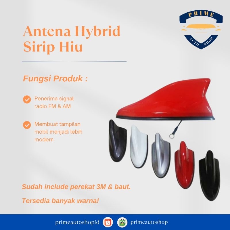 Antena Mobil Sirip Hiu Hybrid / Antena Mobil Sirip Hiu / Antena Sirip Hiu Hybrid