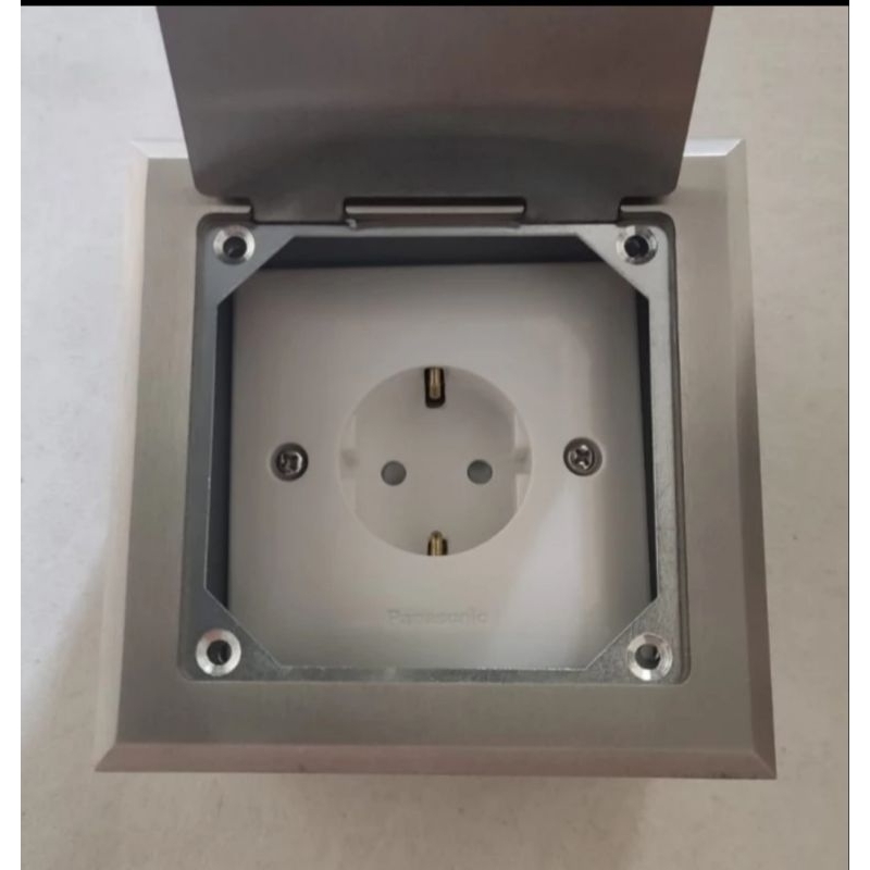 Stop kontak lantai Balin box +Stop kontak lantai Panasonic ACROSEA