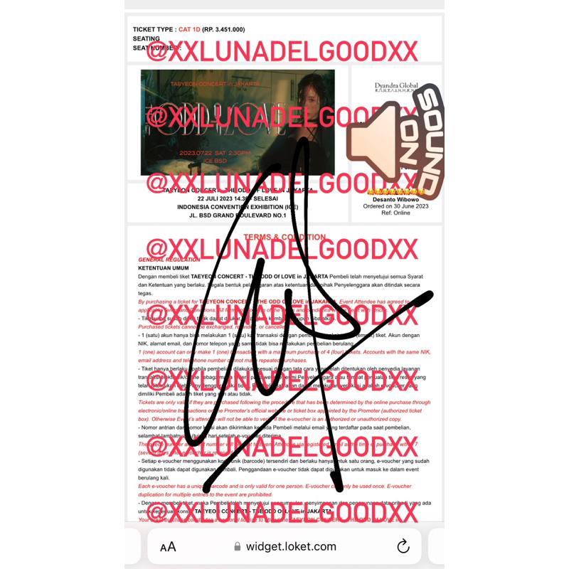 CAT 1D Taeyeon Concert -  The Odd of Love Jakarta