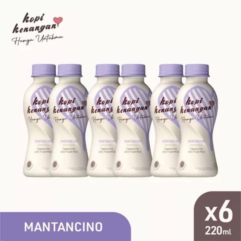 

KOPI KENANGAN HANYA UNTUKMU MANTANCINO 22ML ISI 6 PCS