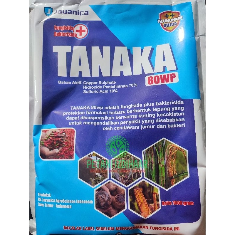 Tanaka 80WP Fungisida & Bakterisida Kemasan 1000g/1kg