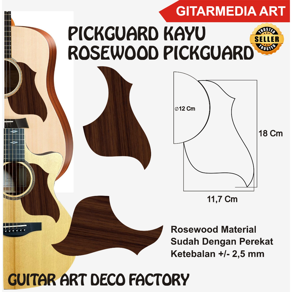 Pickguard gitar akustik kayu elegant gibsn dove model