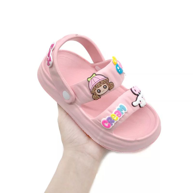 Sandal Anak Unisex Senda Hilo's Let Anak Cewek Cowok Tali Belakang