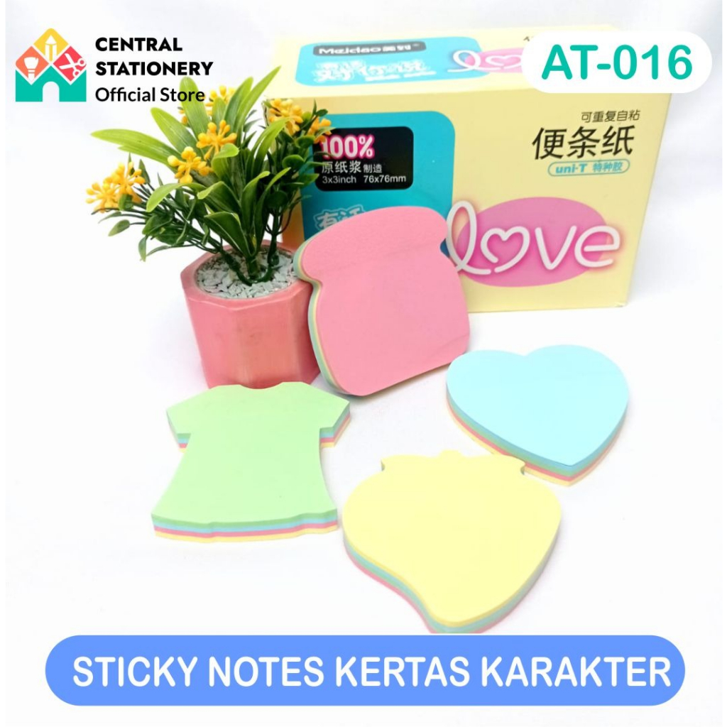 

Sticky notes karakter memo stick kertas memo tempel AT-016