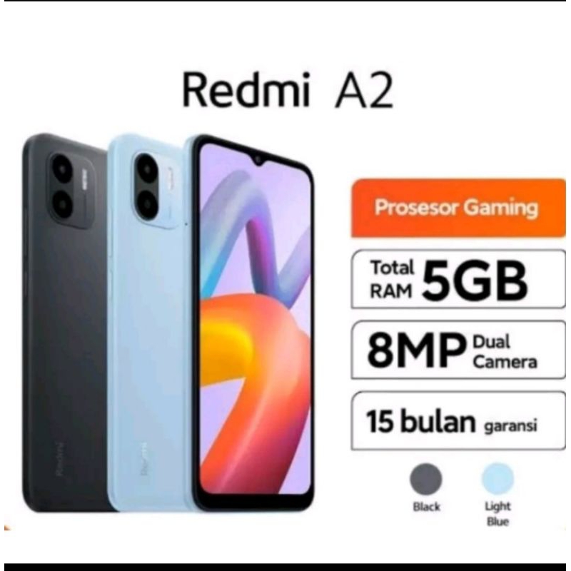 Redmi A2 ram 3+2/32 gb garansi resmi Redmi 1 tahun