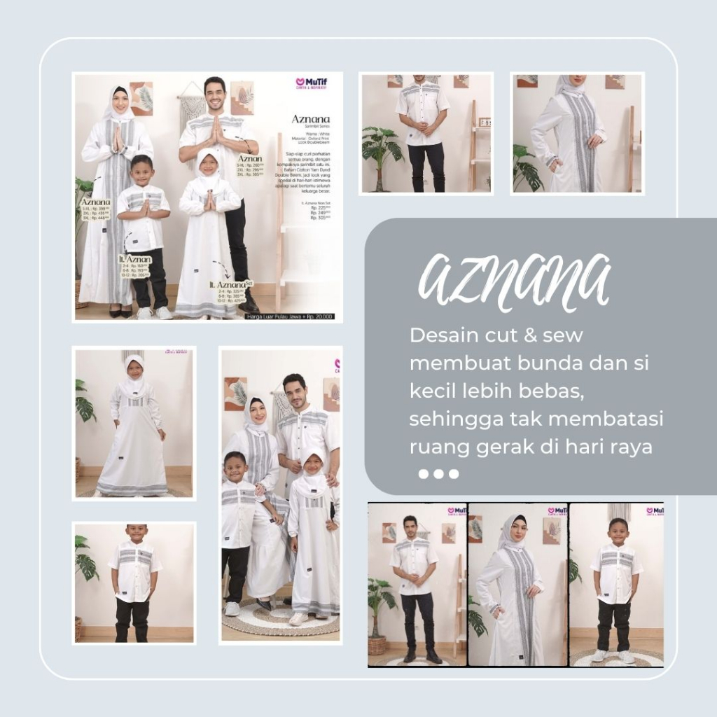 SARIMBIT AZNANA ANTIQUE WHITE / SARIMBIT MUTIF WARNA PUTIH / SARIMBIT MUTIF TERBARU / SARIMBIT MUTIF