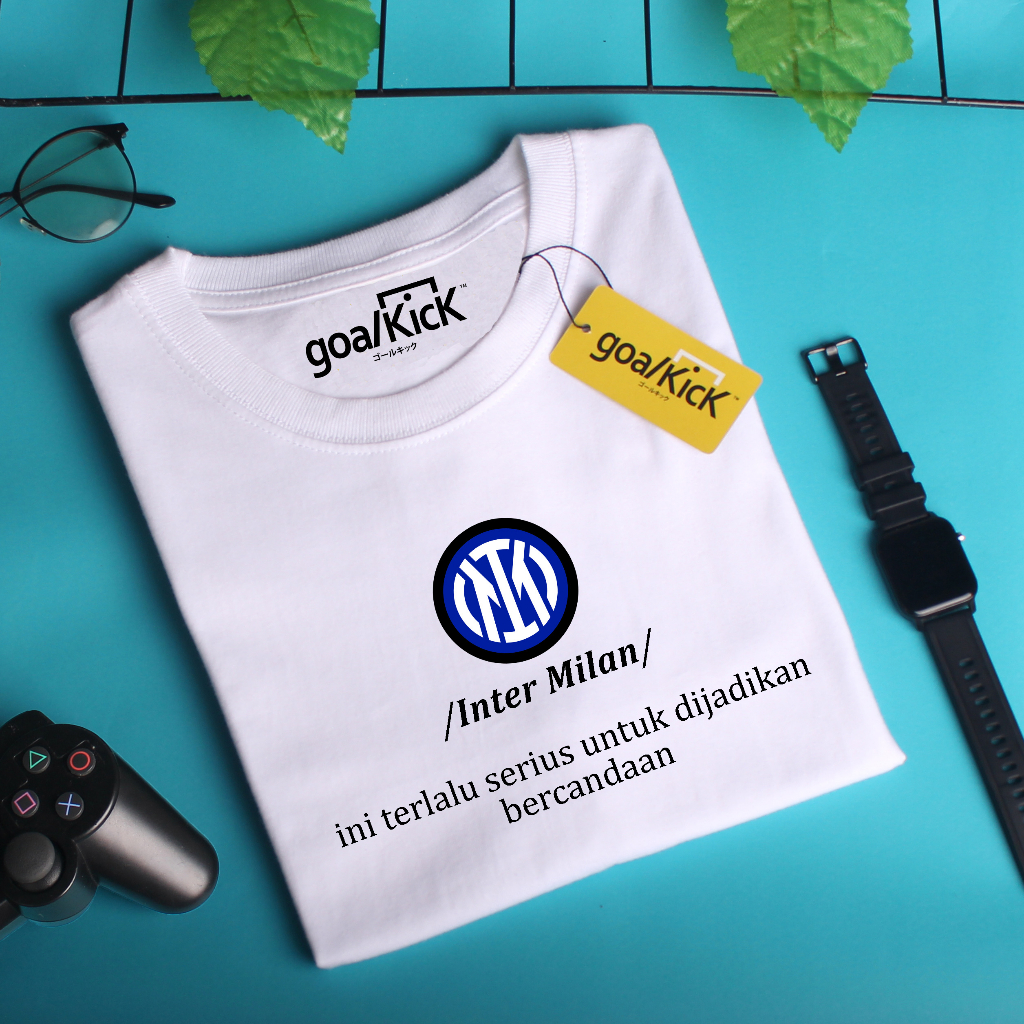 Kaos Kata Klub Bola INTER MILAN | Cotton T Shirt Original Goalkick 24s