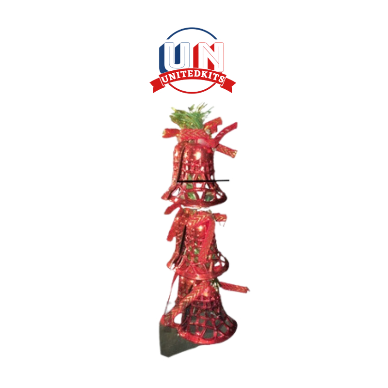 HIASAN NATAL / AKSESORIS NATAL / ORNAMEN NATAL MOTIF LONCENG HIASAN POHON NATAL - HSN 04 - XD - 211 - LONCENG 1/3 - UNITEDKITS