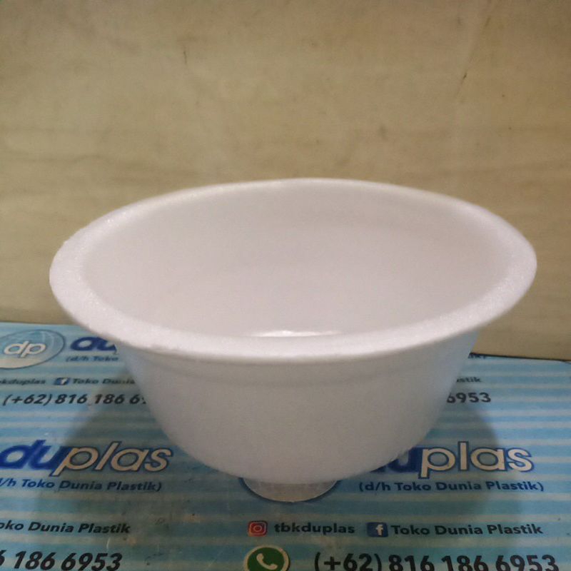 Mangkok Styrofoam Kecil KCS M-1 isi 100 pcs