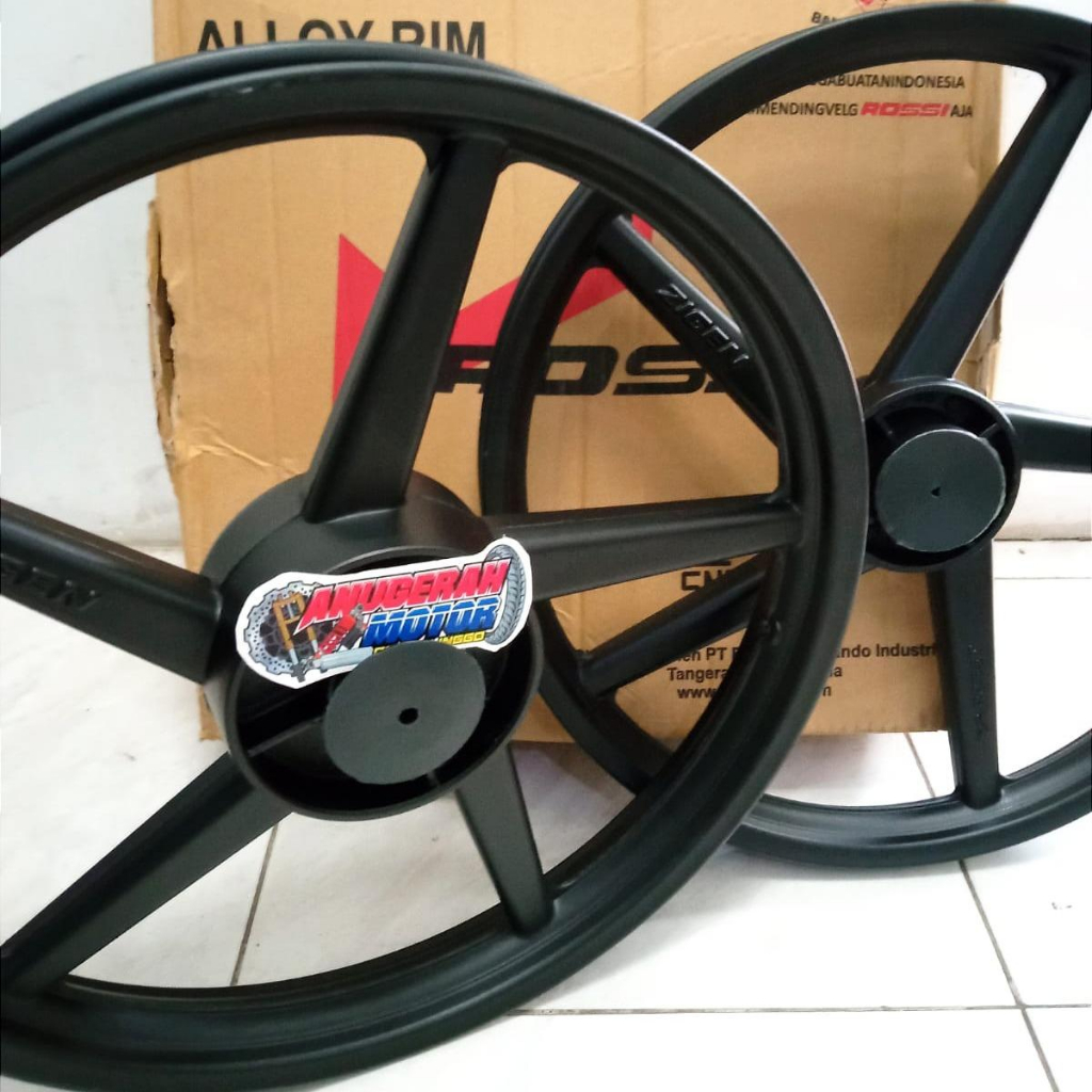 Velg velek pelek racing smash 1set ROSSI depan belakang goose P5 140 160 ring 17