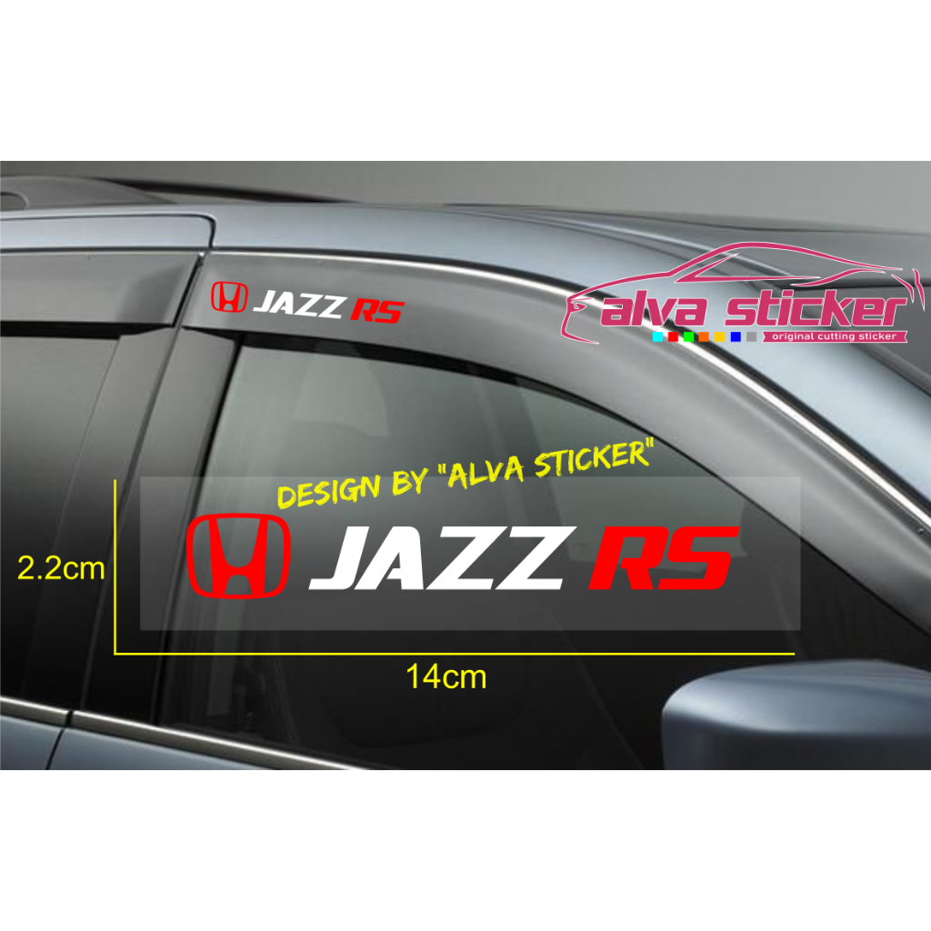 best sticker jazz rs stiker talang air mobil honda jazz rs 2 buah