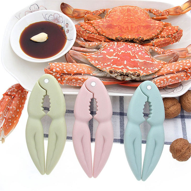 Alat Penjepit Capit Seafood Kepiting Lobster / Crab Crackers Pliers / Pemecah Pembuka Pengupas Tang 