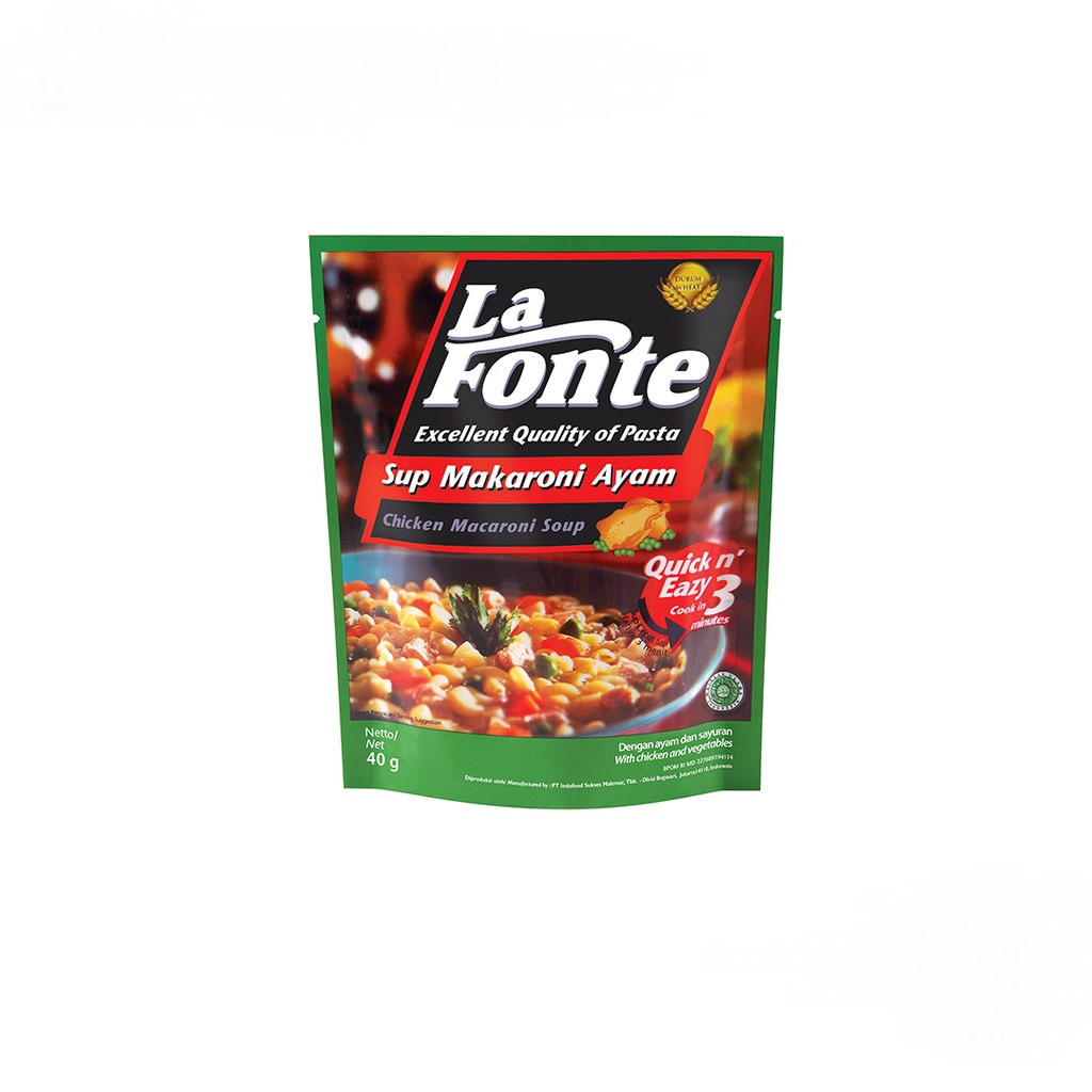 

La Fonte Sup Makaroni Ayam / Sayuran 40gr