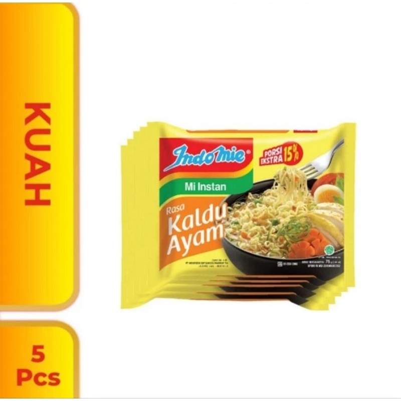 

Indomie Kuah Rasa Kaldu Ayam 5pc