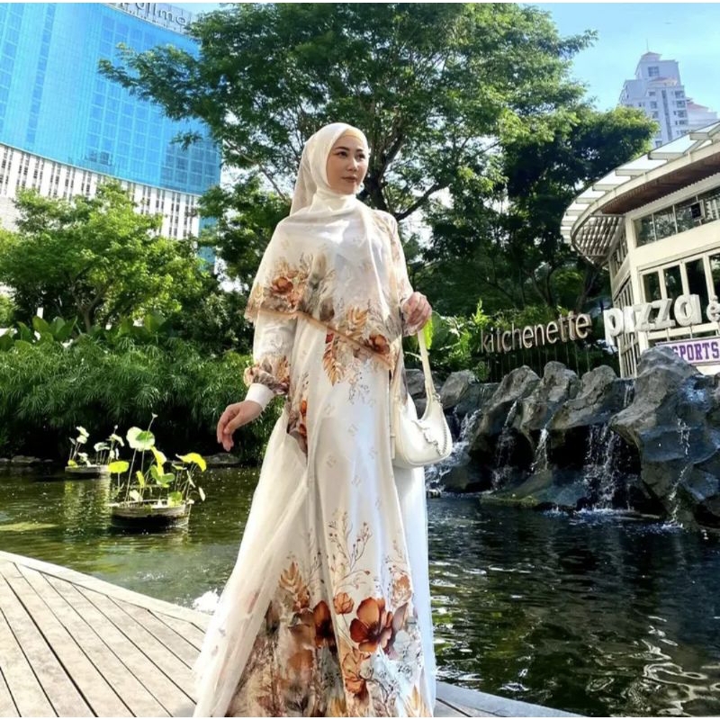 SET SYARI TUM LUXURY TERBARU,SYARI SEMI SUTRA,SYARI BRANDED PREMIUM PUTIH,SYARI PESTA MEWAH,100%ORIG