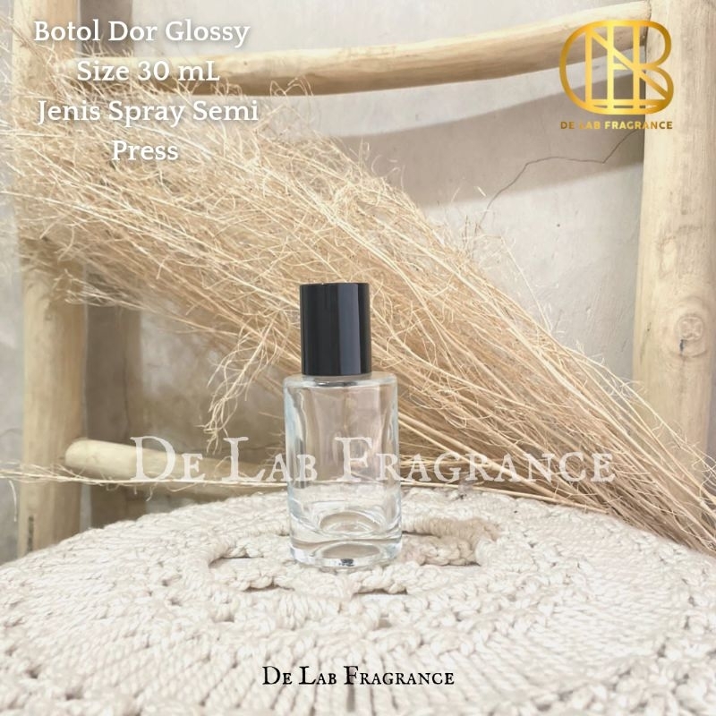 botol parfum dyoo*rr 30 ml semi press doff/botol parfum bulat semi press/botol parfum kaca/botol par