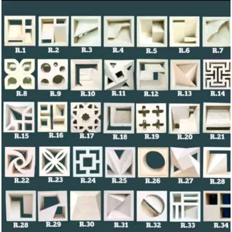 Roster Beton//Roster tempel//Roster minimalis