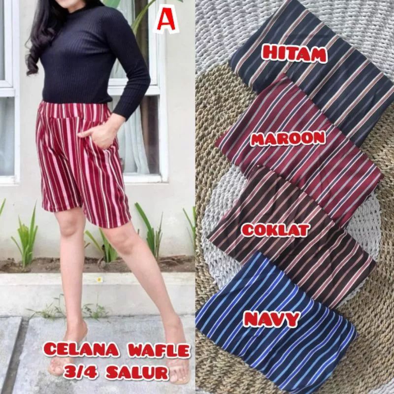 CELANA KULOT CRINCLE PREMIUM / KULOT AIRFLOW / RUBY KULOT CRINCLE / VIOLET HIGHWIST LOOSE PANTS