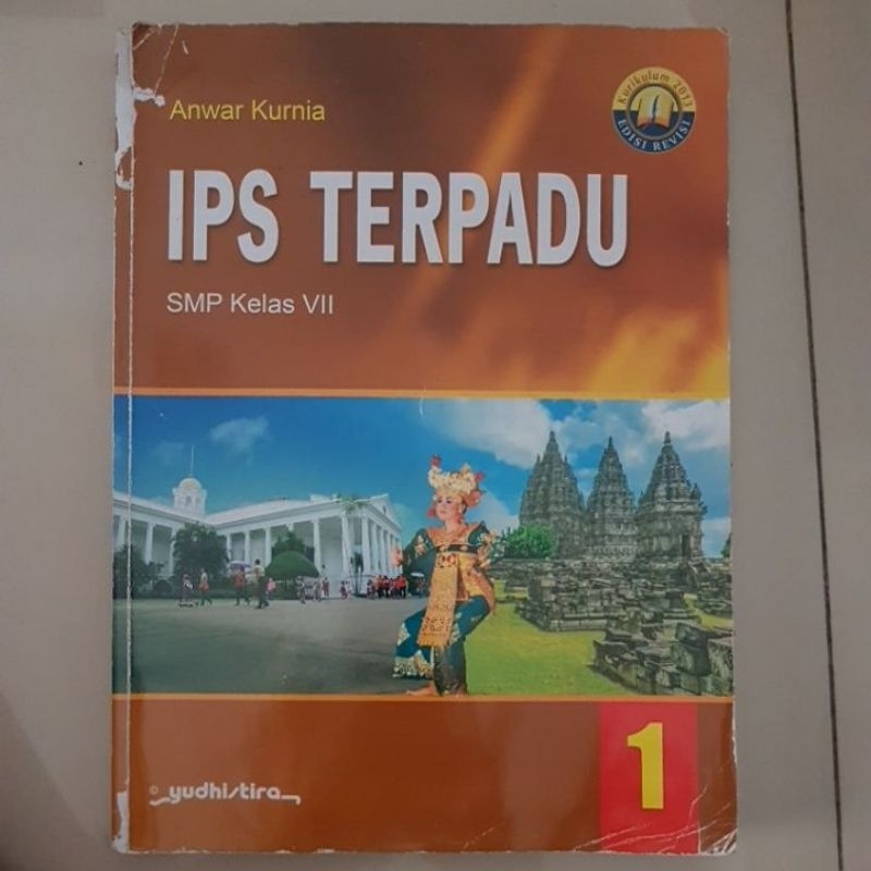 

Buku IPS Terpadu kelas 7 penerbit Yudhistira