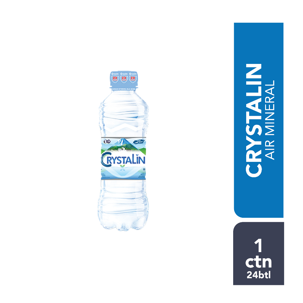 

Crystalin Mineral Water 330ML - [1 Karton Isi 24 Pcs]