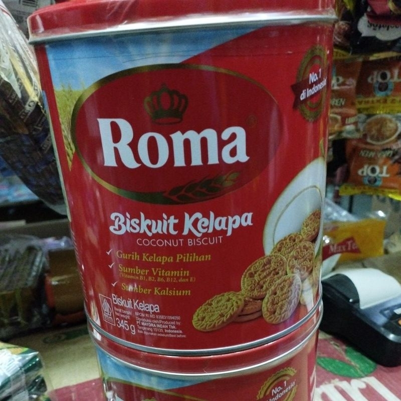 

Roma Biskuit Kelapa kaleng