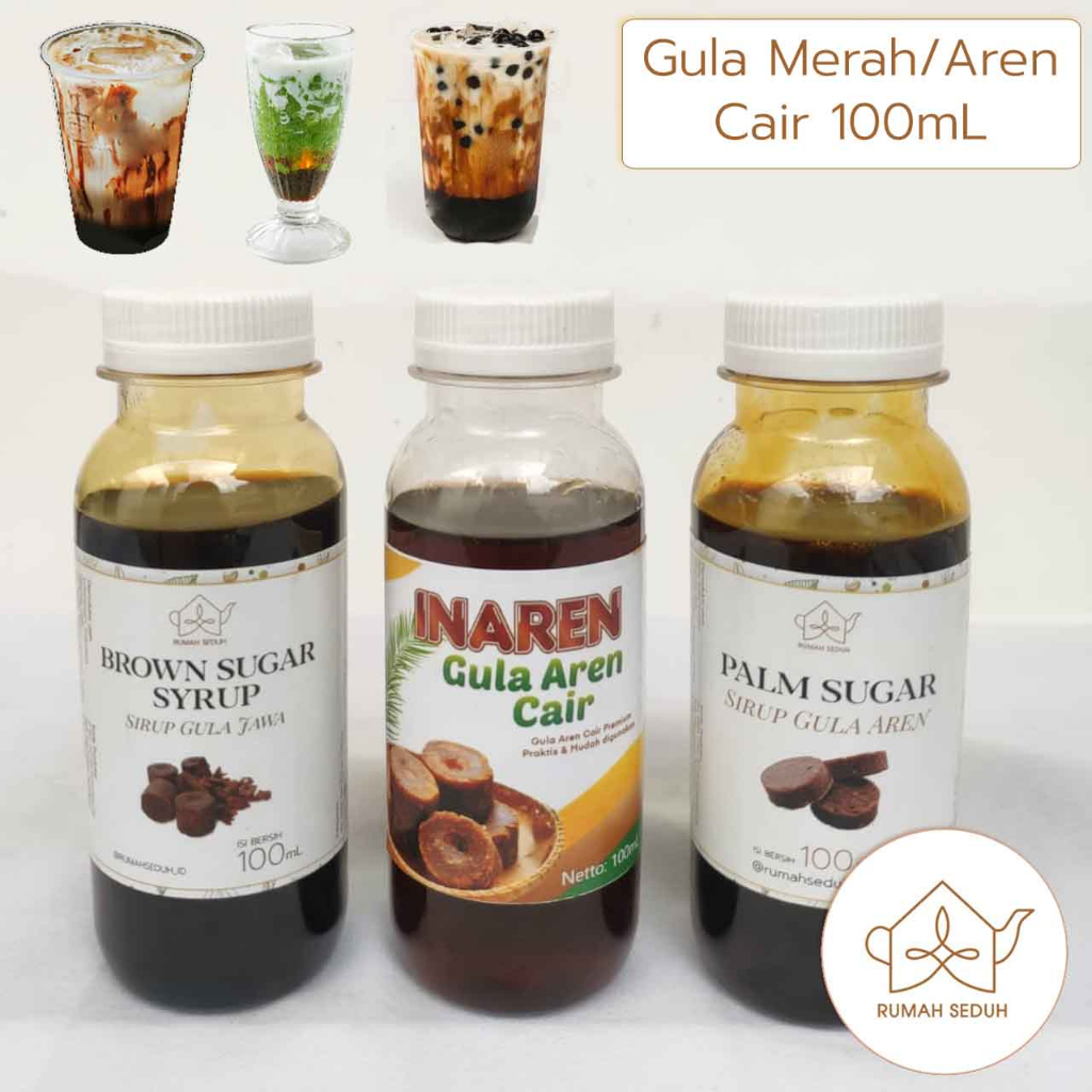 

100 mL Brown Sugar Syrup - Gula Merah Cair - Sirup Gula Aren Premium