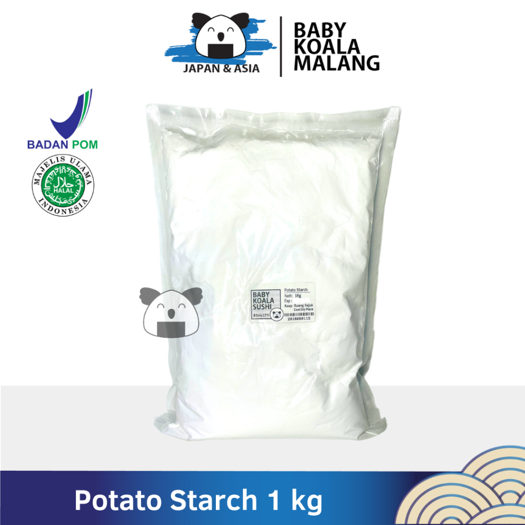 

POTATO STARCH Tepung Pati Kentang 1 Kg │ for Baking Import..