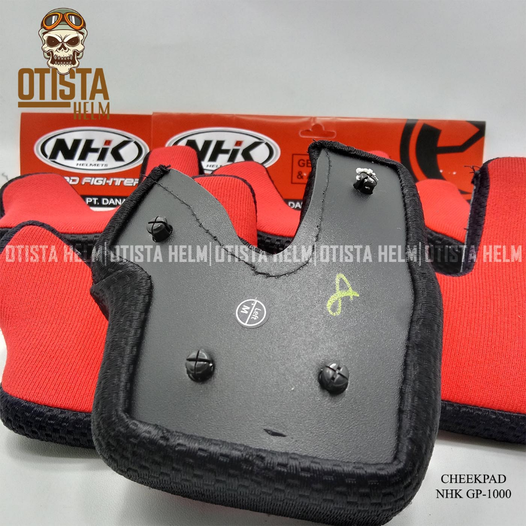 AKSESORIS HELM NHK GP-1000 BUSA PIPI CHEEKPAD ORIGINAL