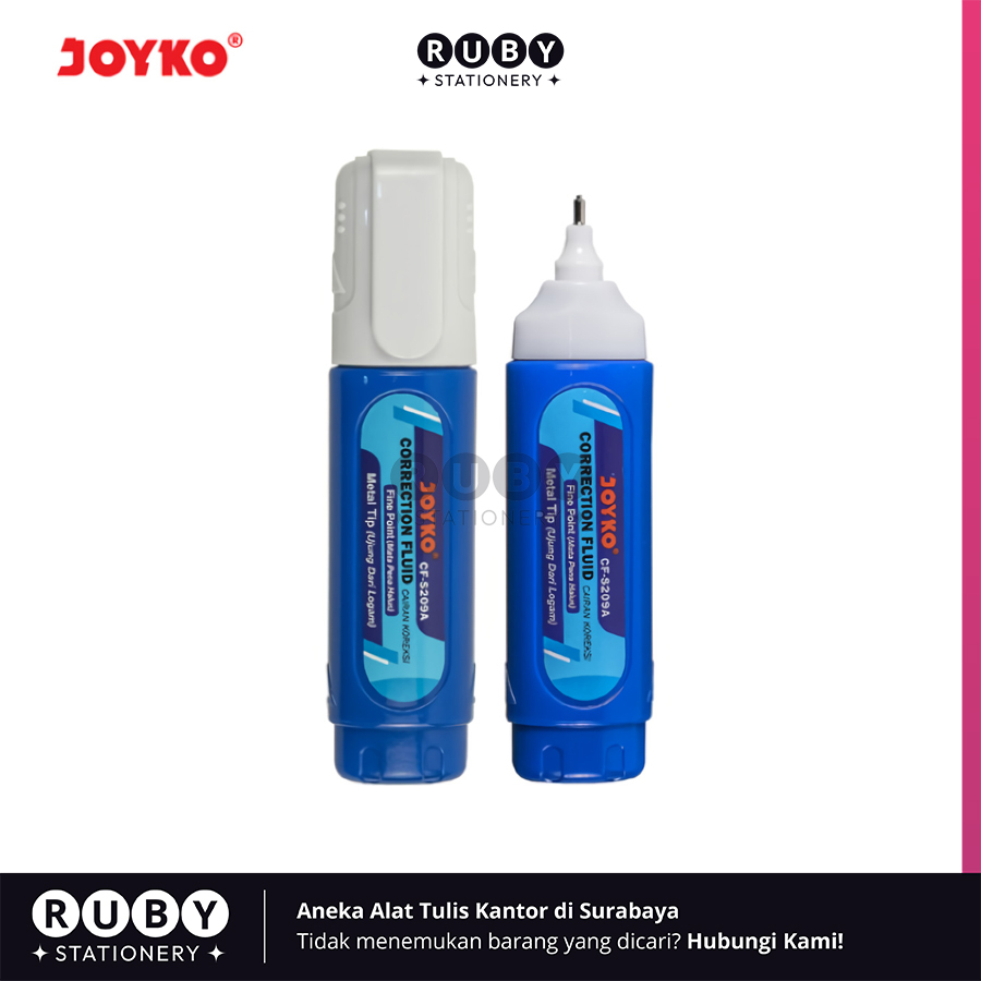 

RUBY STATIONERY Cairan Koreksi CF-S209A Joyko - Correction Fluid / Penghapus Cair