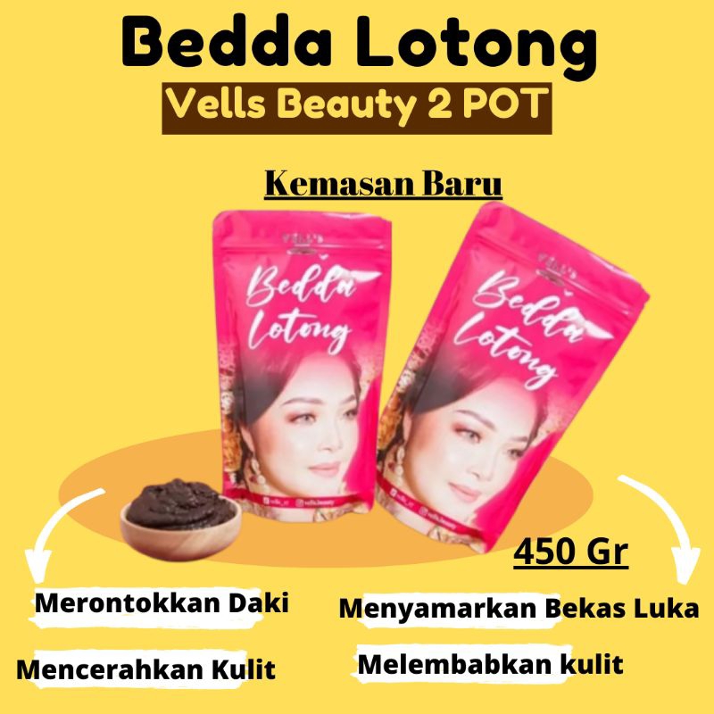 LULUR VELIS ISI  2 BUNGKUS ORIGINAL BY VELLS BEAUTY